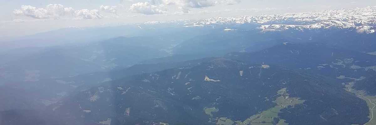 Flugwegposition um 11:17:40: Aufgenommen in der Nähe von Zeutschach, 8820, Österreich in 2885 Meter